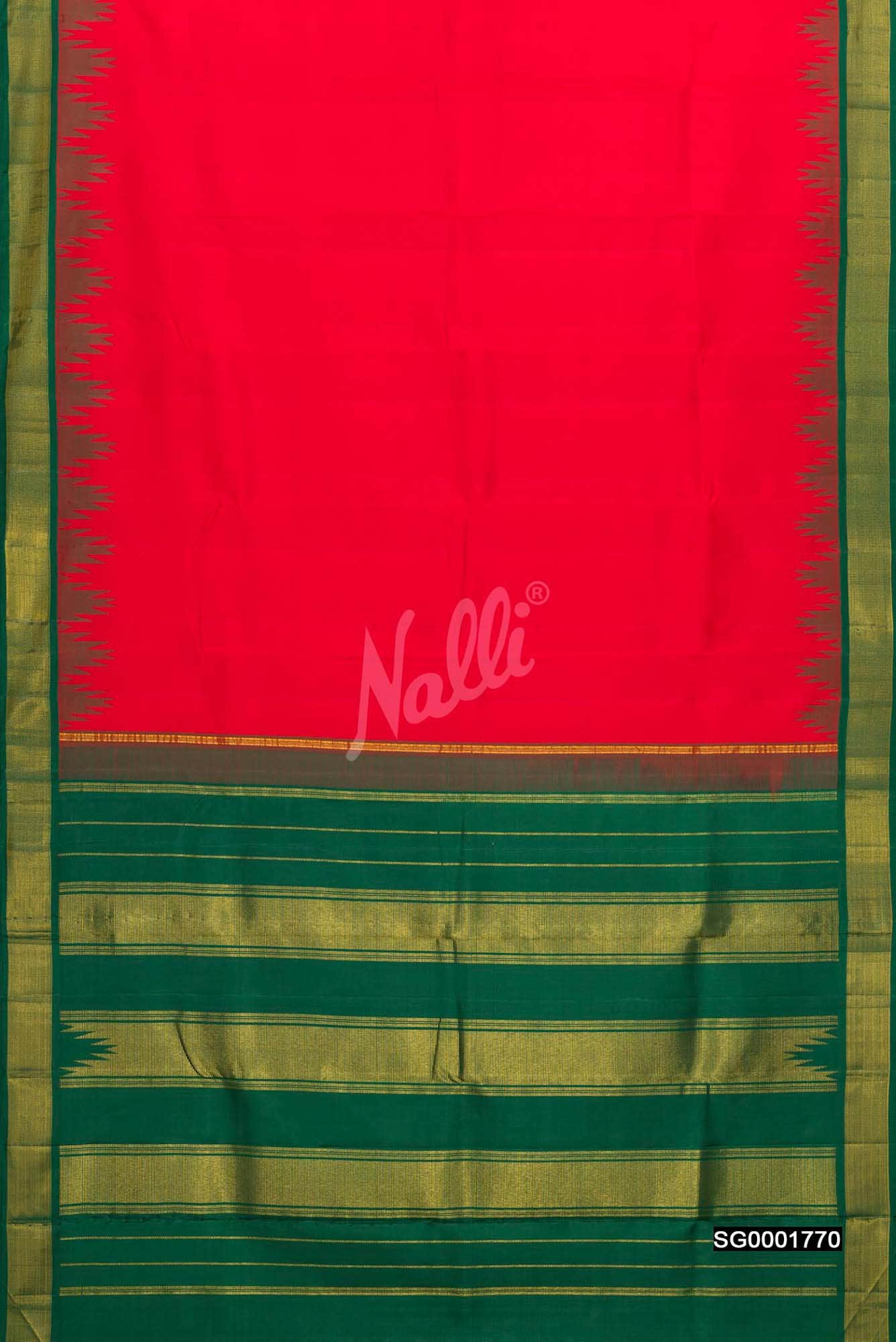 Red Kanchipuram Silk Saree