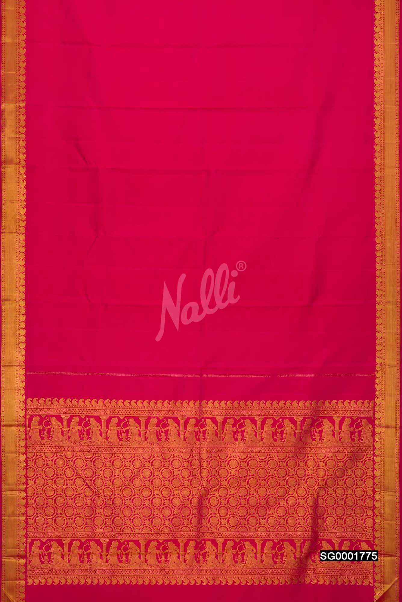 Pink Kanchipuram Silk Saree