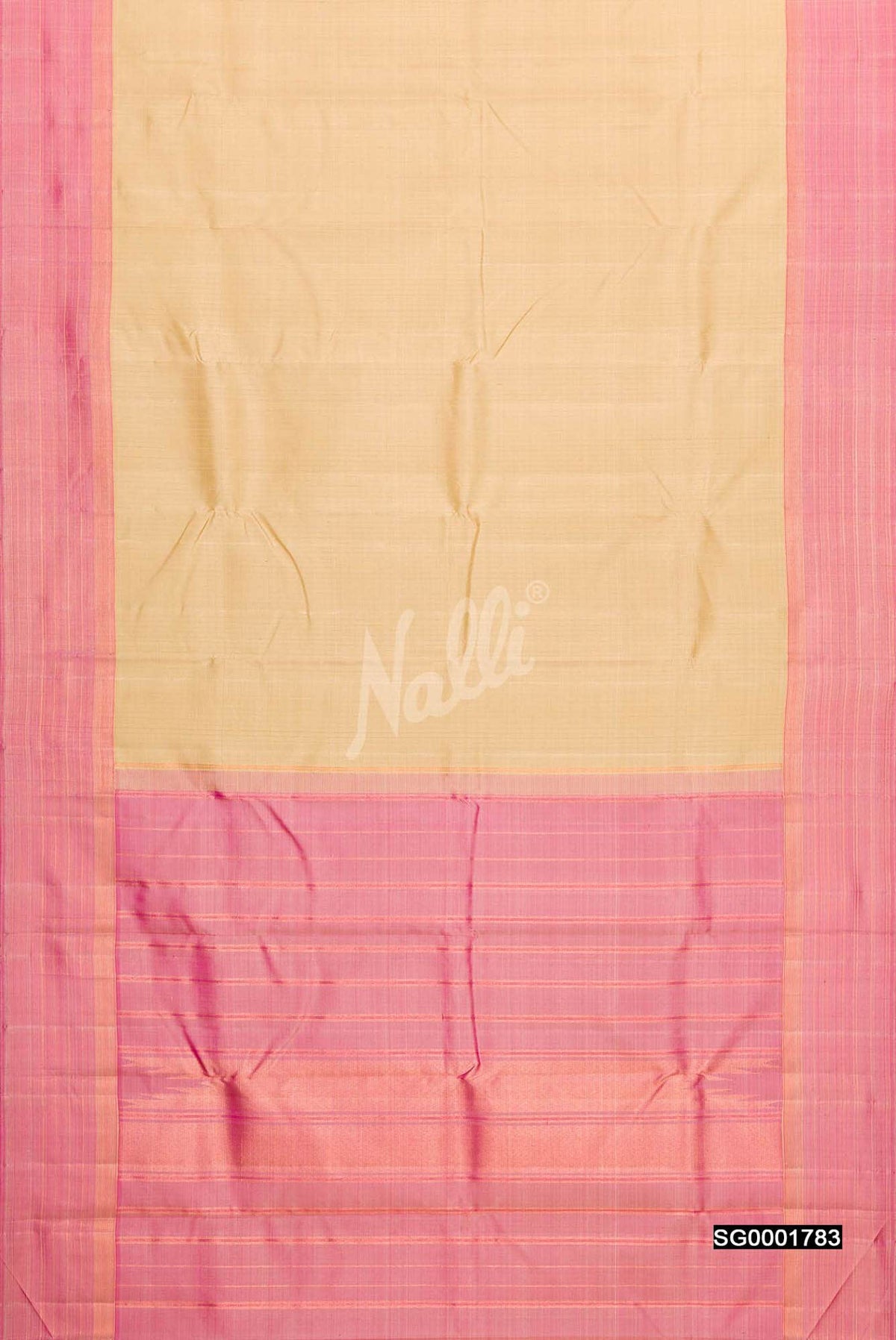 Sandal Kanchipuram Silk Saree