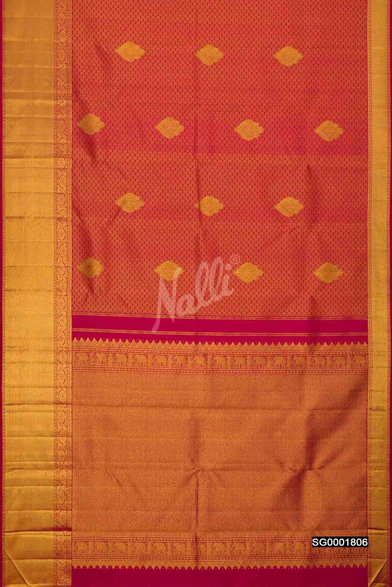 Pink Kanchipuram Silk Saree