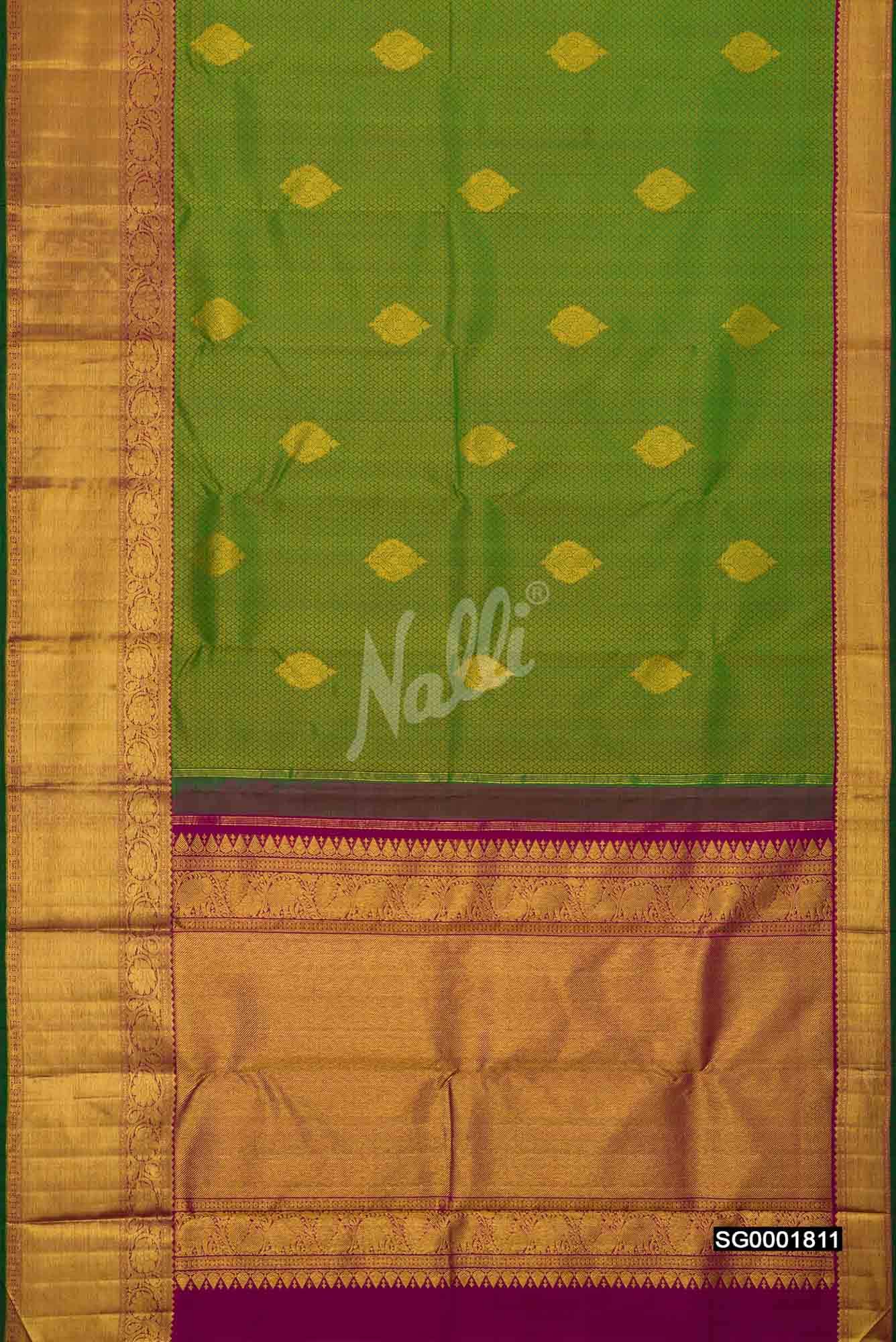 Green Kanchipuram Silk Saree
