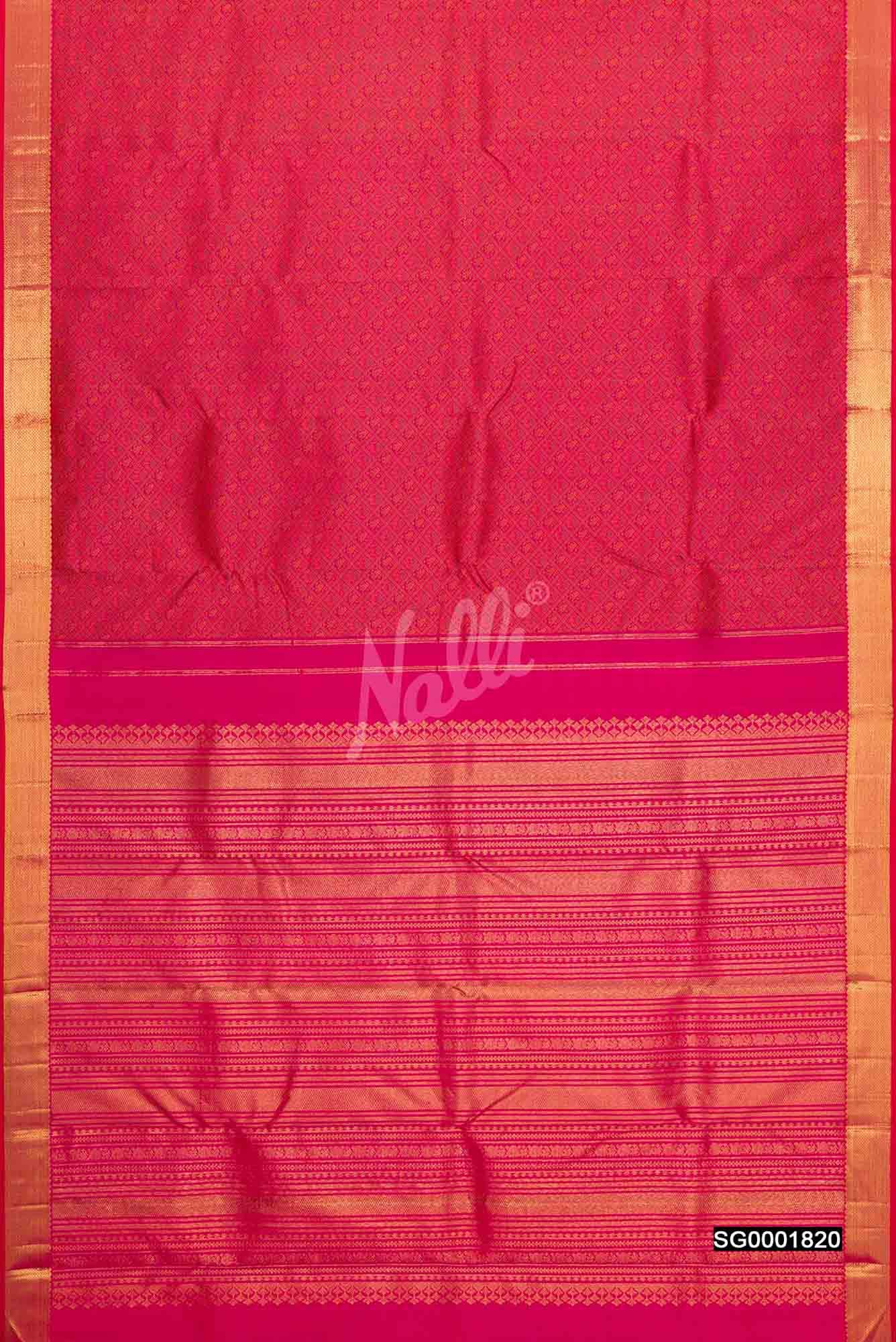 Pink Kanchipuram Silk Saree