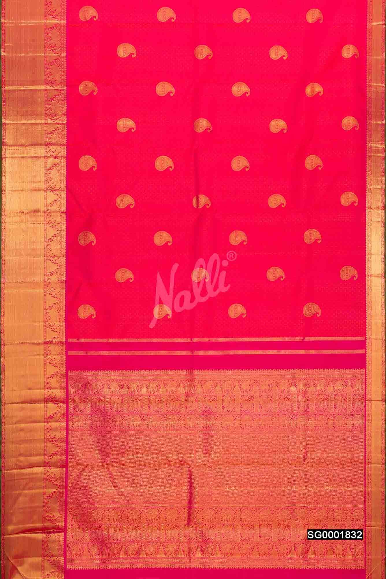 Pink Kanchipuram Silk Saree