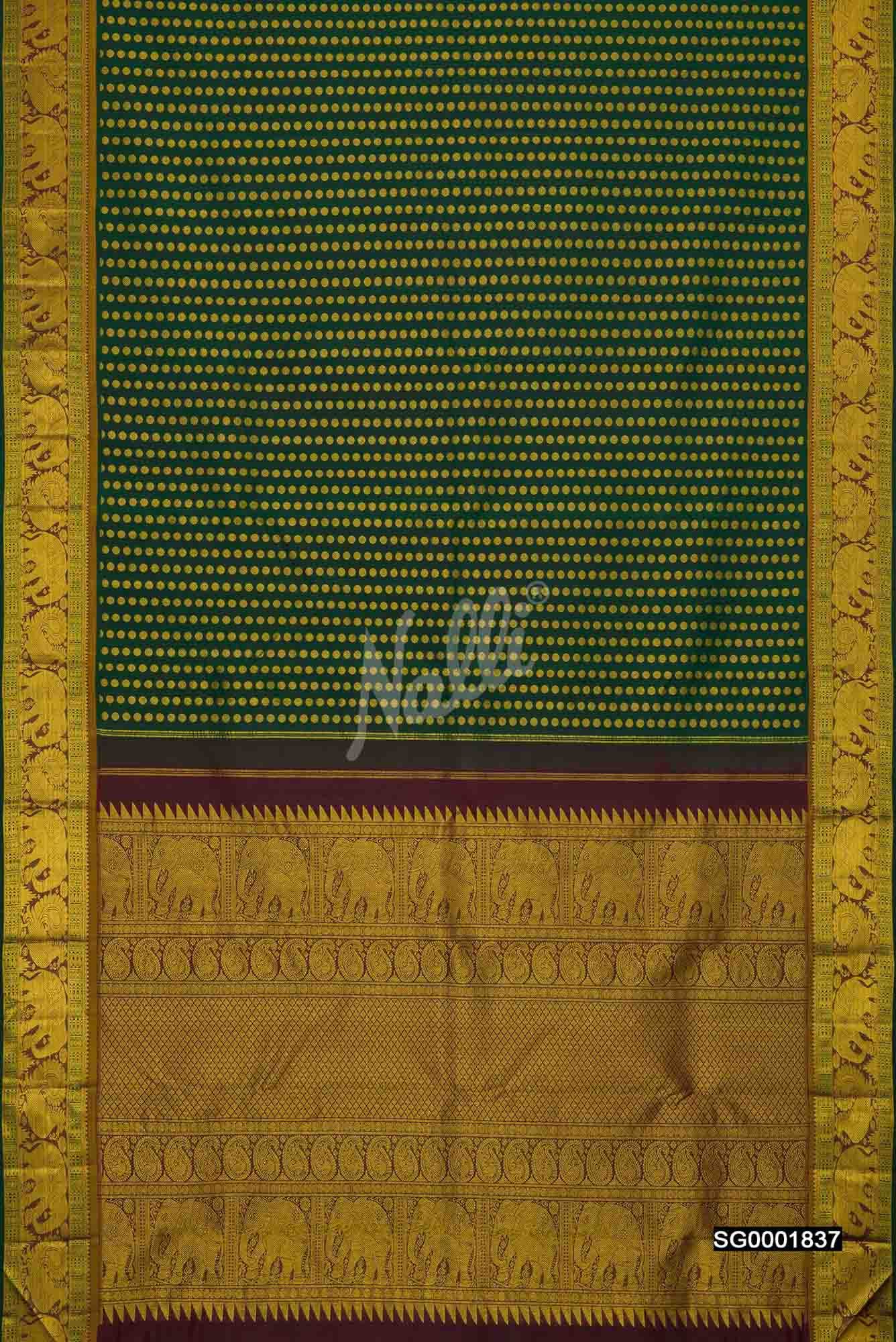 Green Kanchipuram Silk Saree