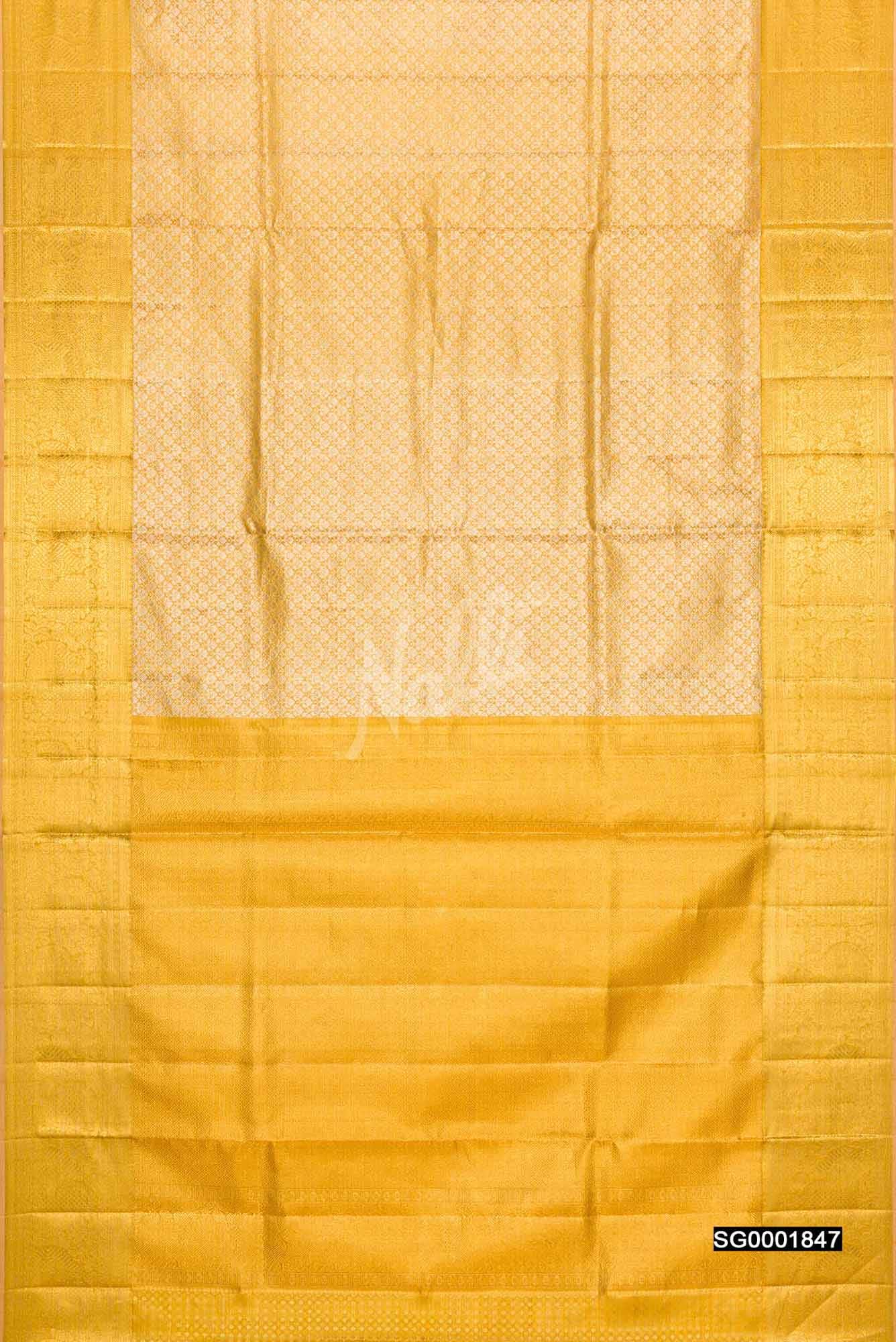 Gold Kanchipuram Silk Saree