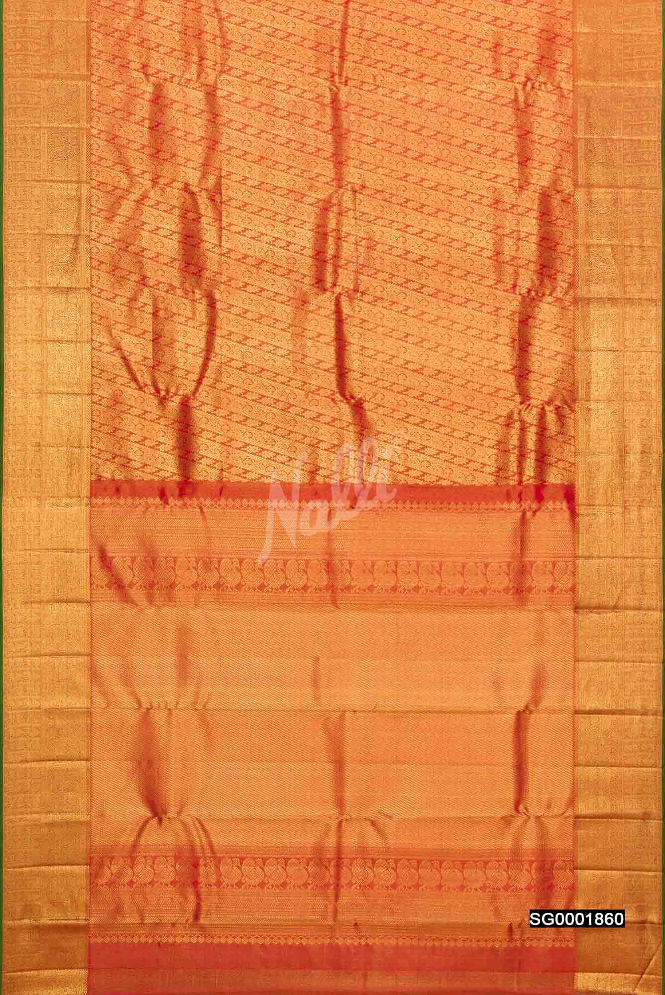Red Kanchipuram Silk Saree
