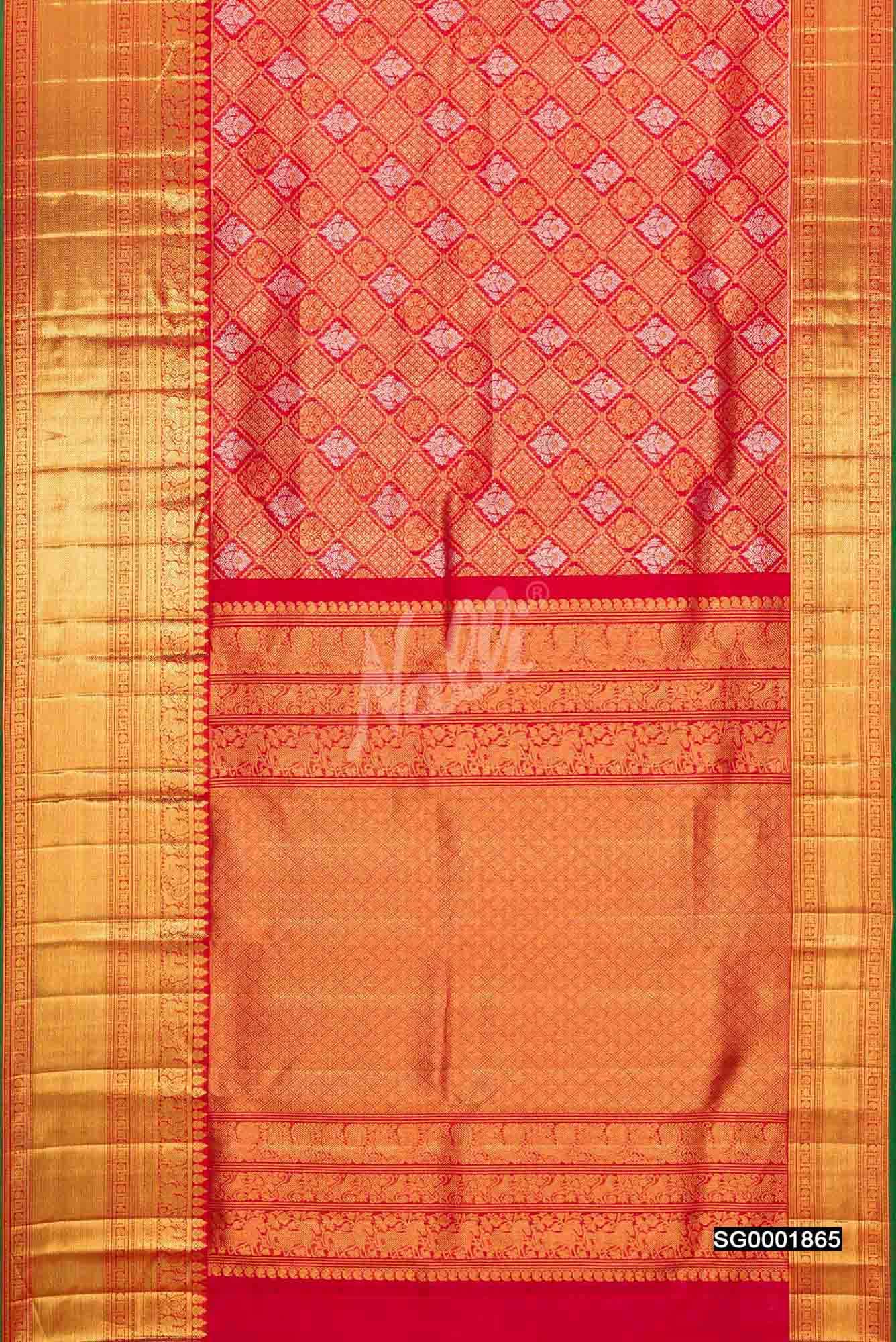 Red Kanchipuram Silk Saree