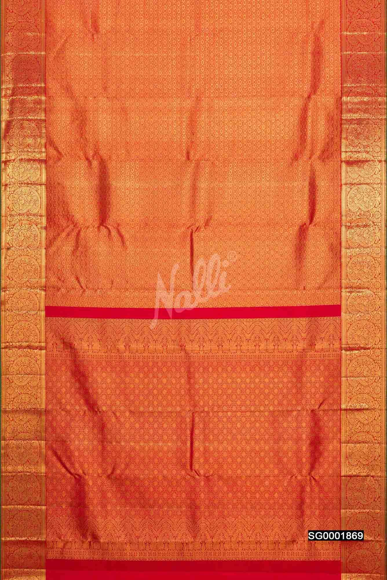 Red Kanchipuram Silk Saree