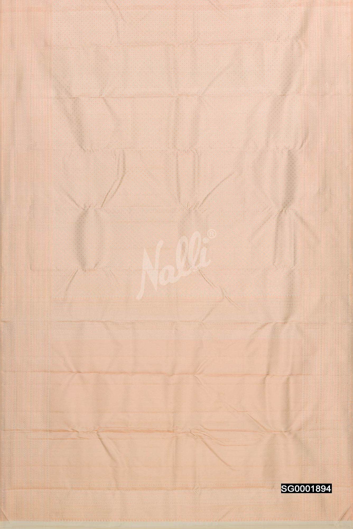 Sandal Kanchipuram Silk Saree