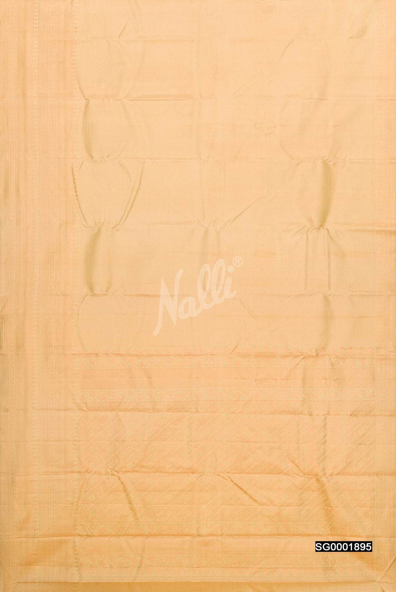 Sandal Kanchipuram Silk Saree
