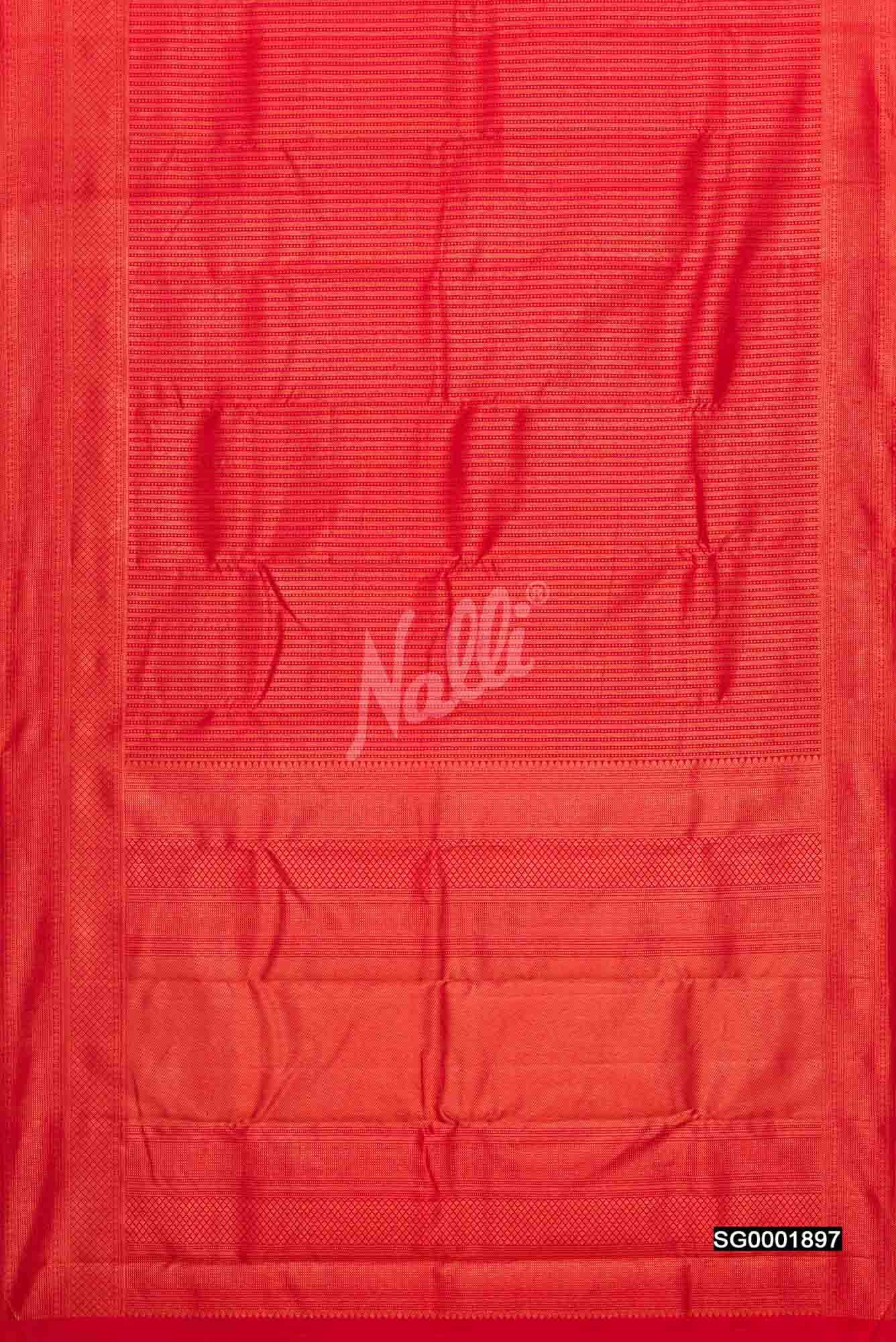 Red Kanchipuram Silk Saree