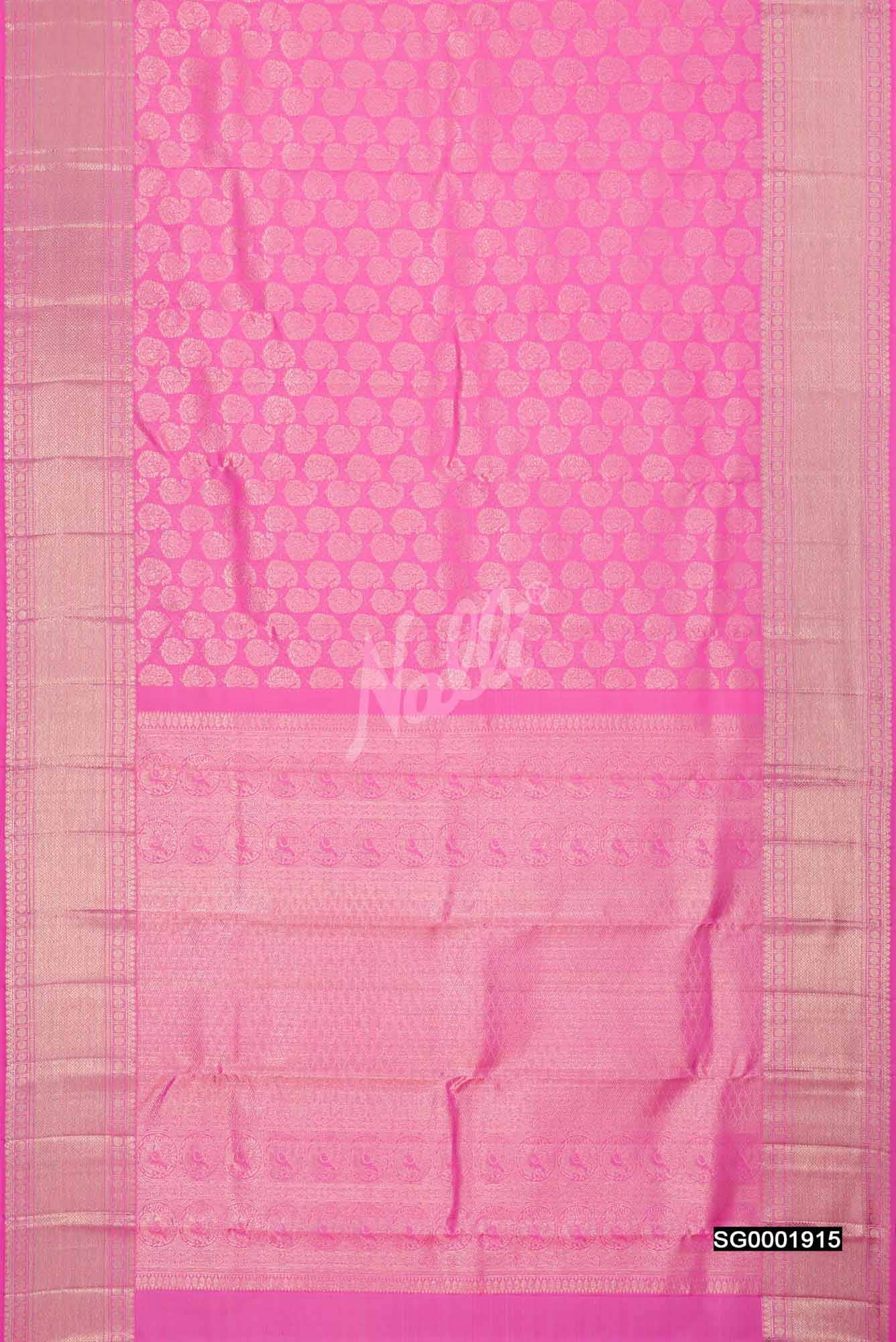 Pink Kanchipuram Silk Saree