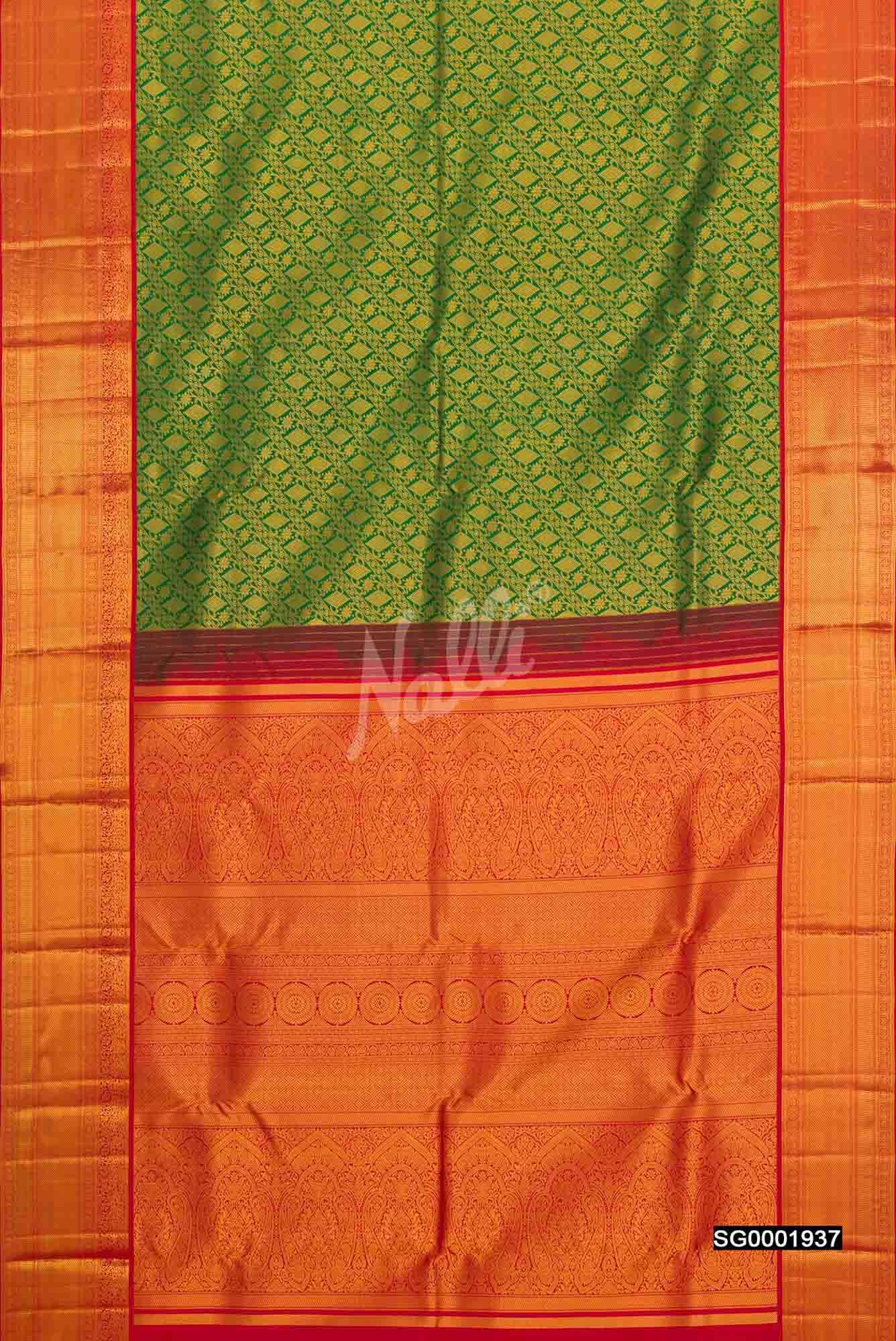 Green Kanchipuram Silk Saree