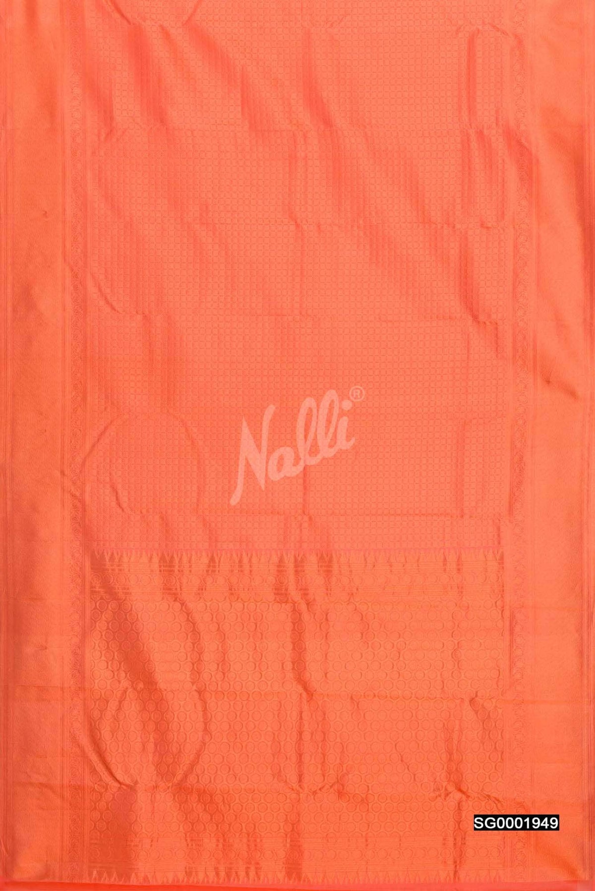Peach Kanchipuram Silk Saree