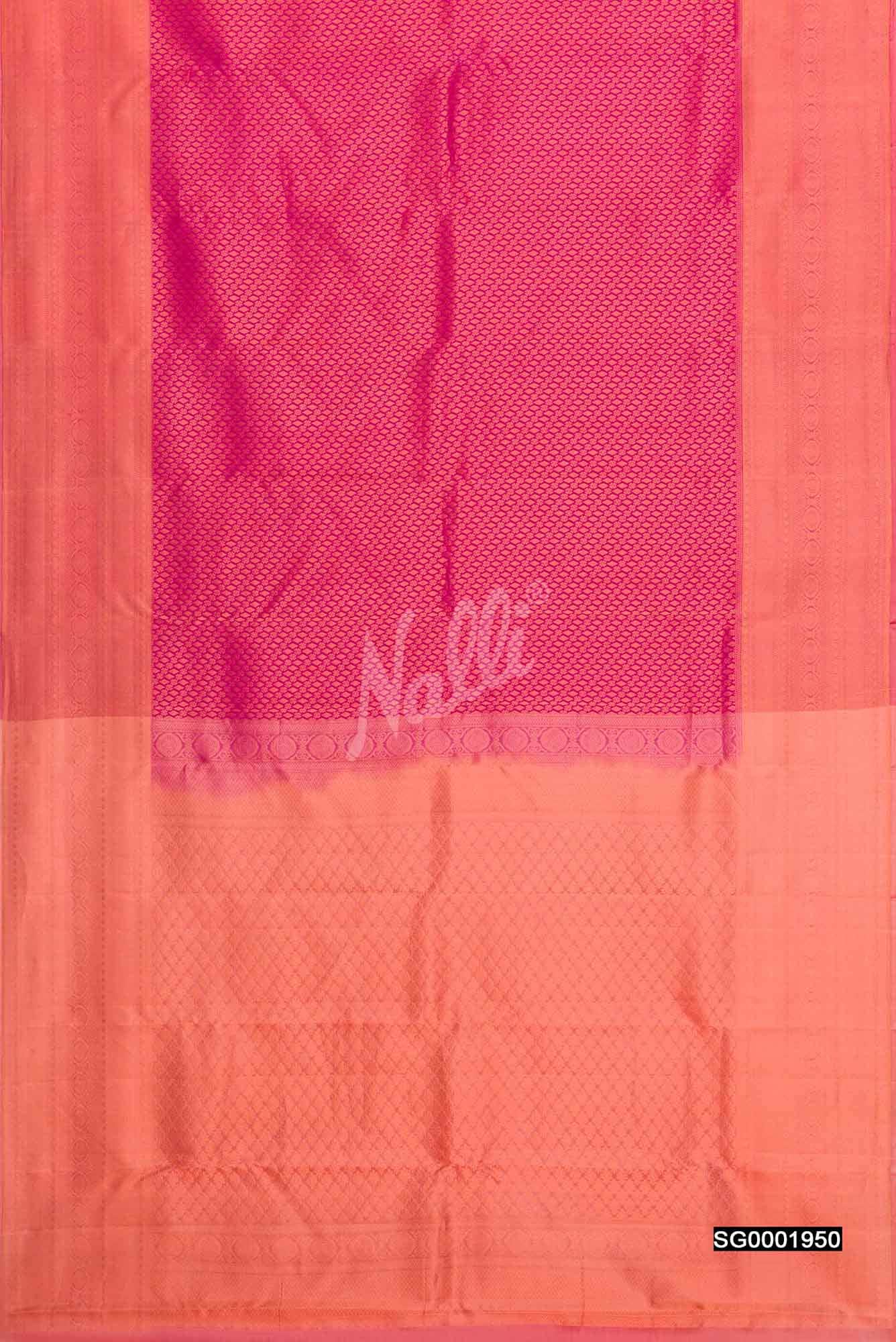 Pink Kanchipuram Silk Saree