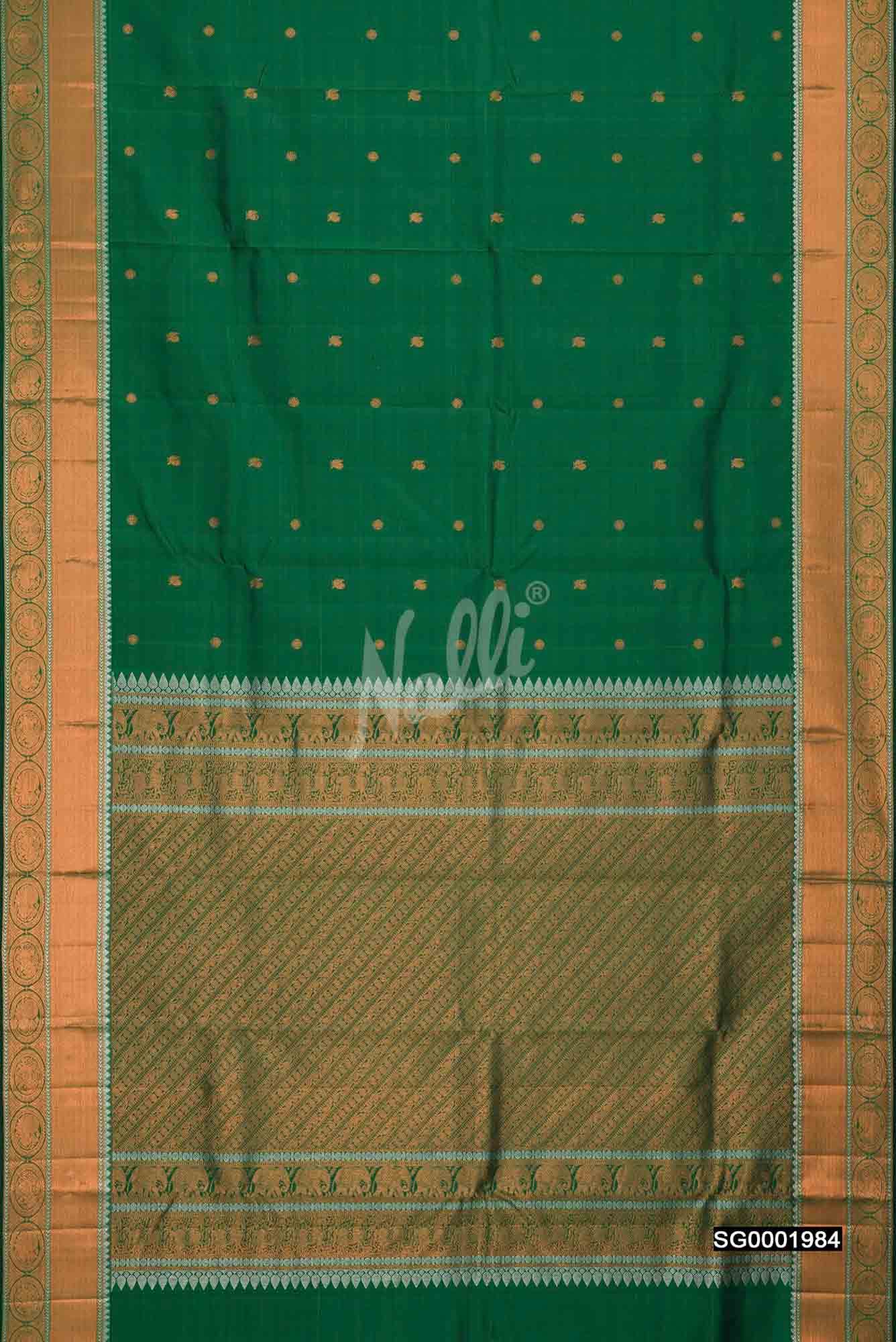 Green Kanchipuram Silk Saree