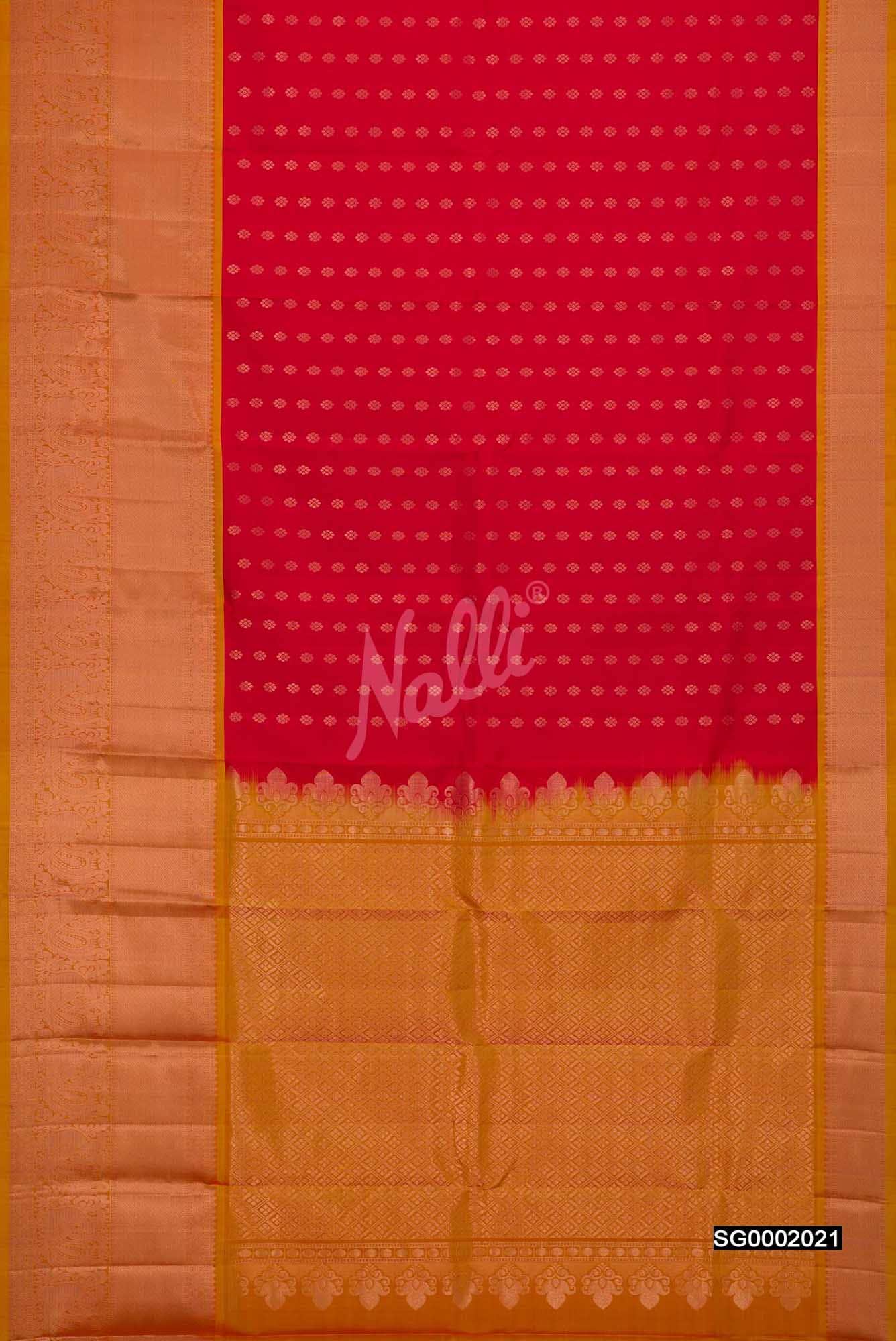 Red Kanchipuram Silk Saree