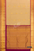Sandal Kanchipuram Silk Saree