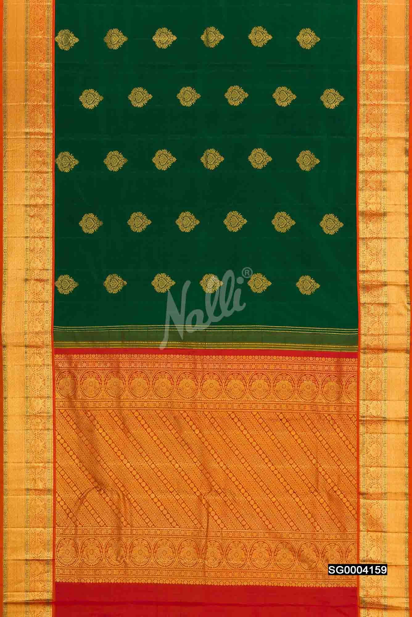 Green Kanchipuram Silk Saree