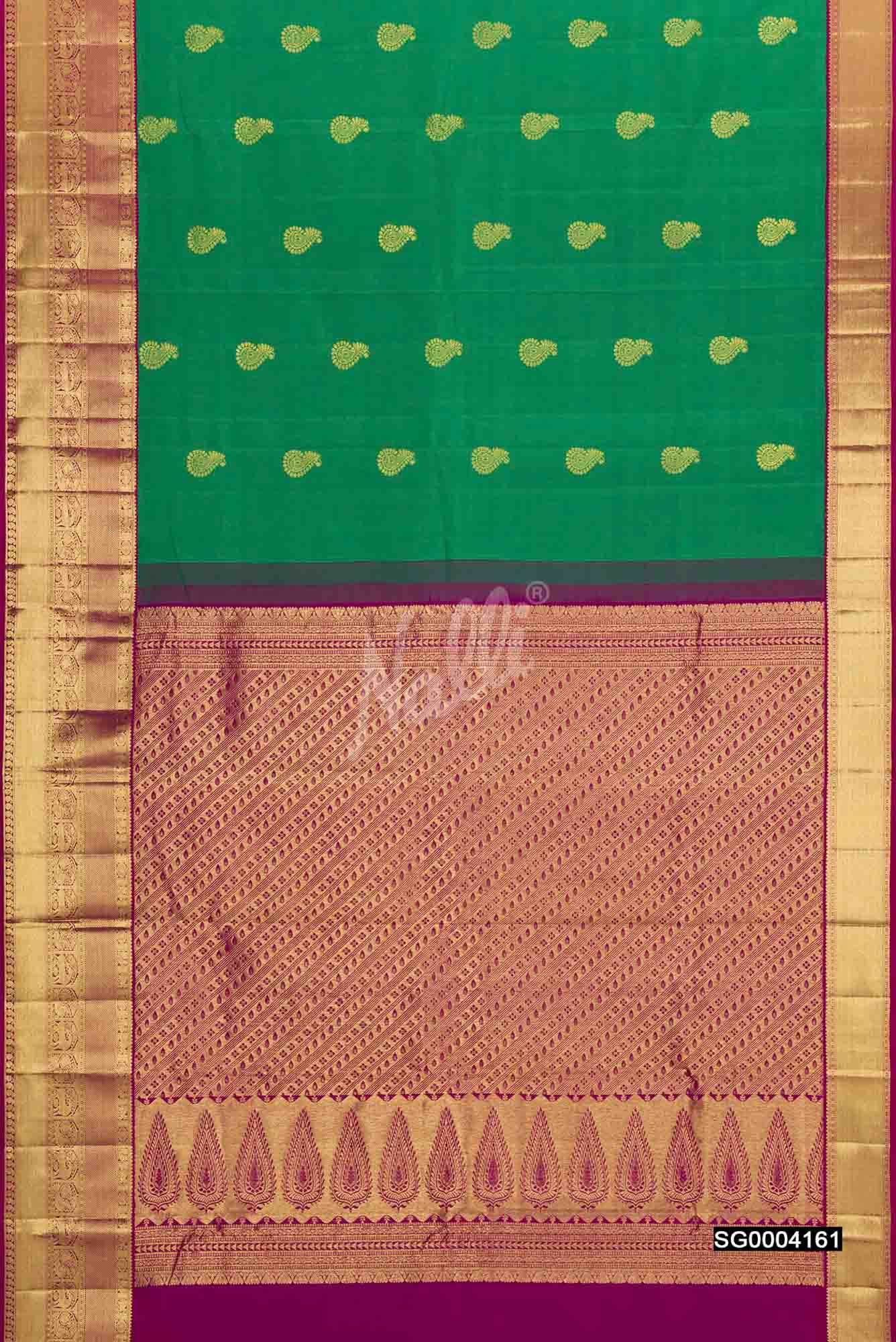 Green Kanchipuram Silk Saree