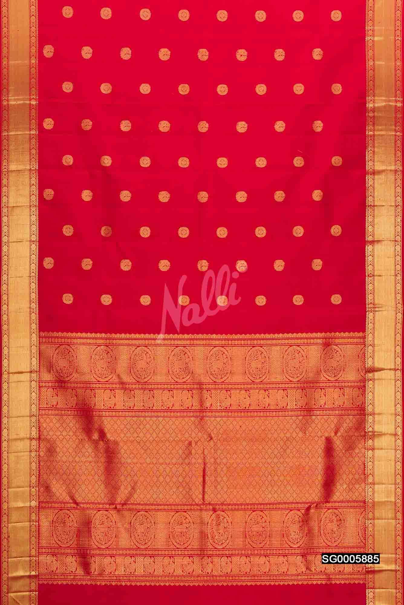 Red Kanchipuram Silk Saree