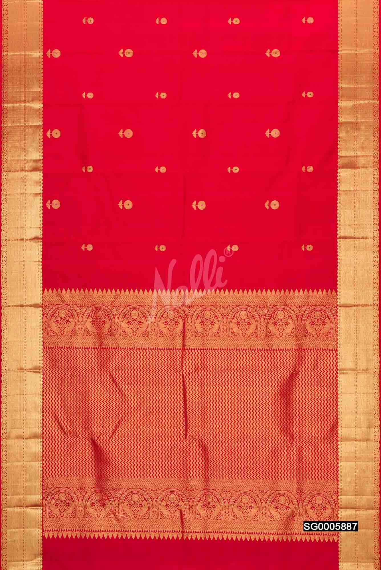 Red Kanchipuram Silk Saree