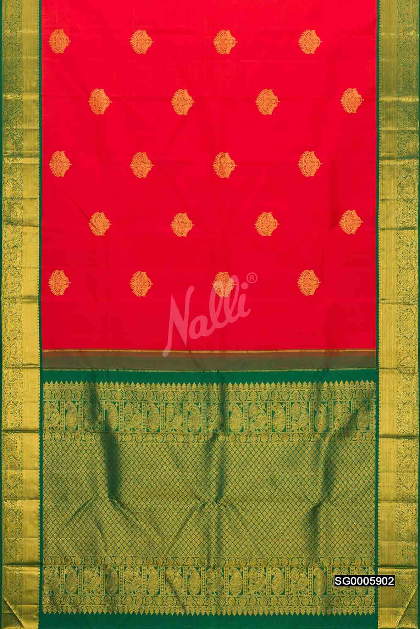 Red Kanchipuram Silk Saree