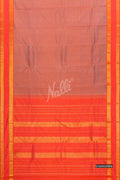 Peach Kanchipuram Silk Saree