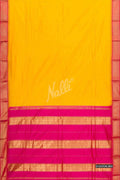 Yellow Kanchipuram Silk Saree