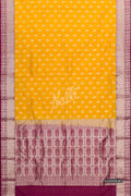 Yellow Kanchipuram Silk Saree