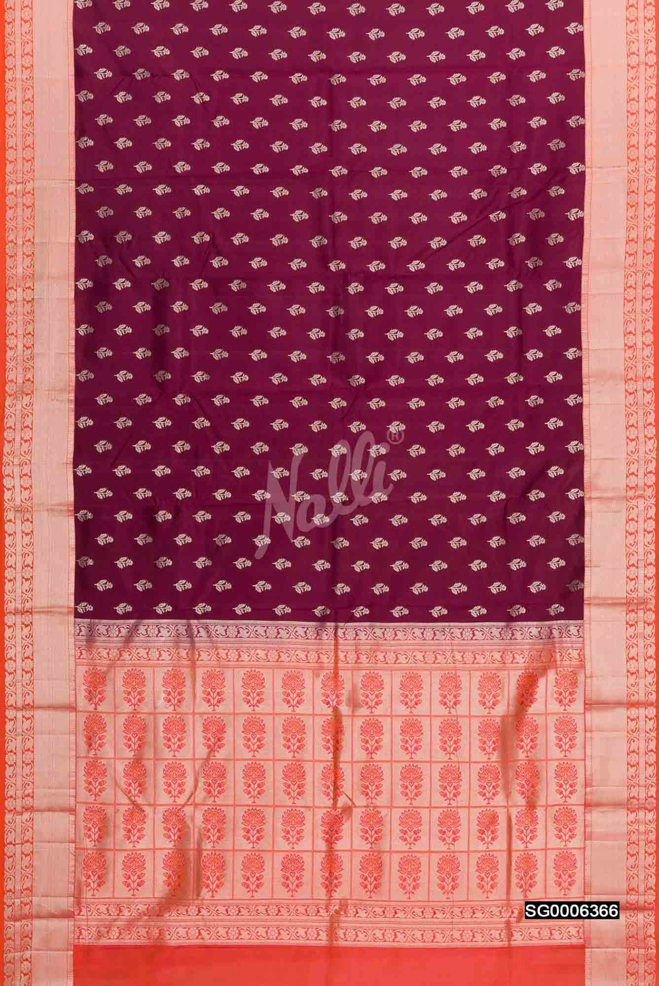 Magenta Kanchipuram Silk Saree