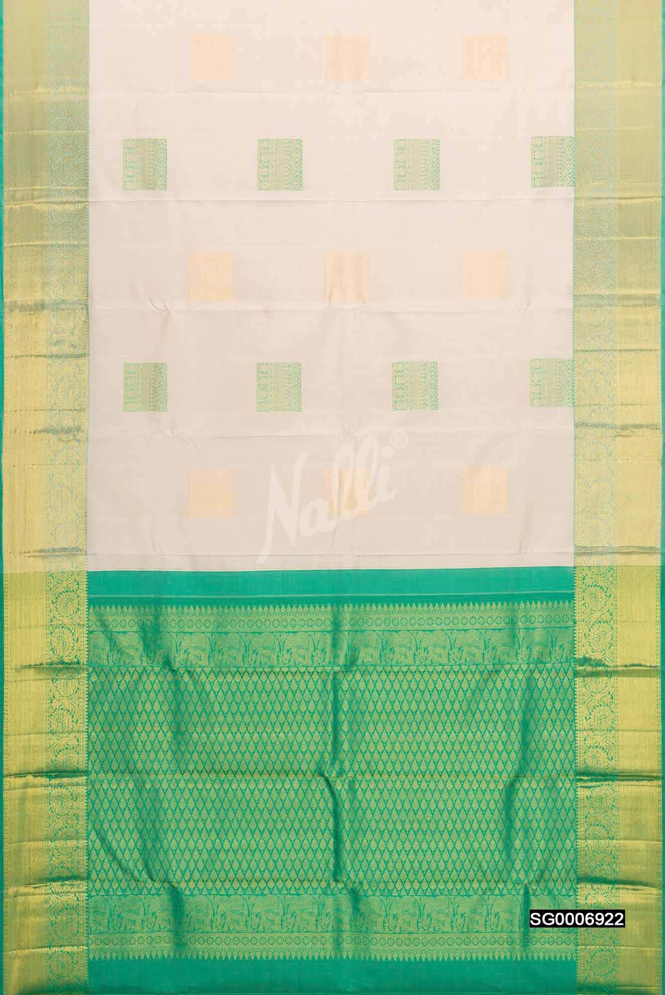 Sandal Kanchipuram Silk Saree