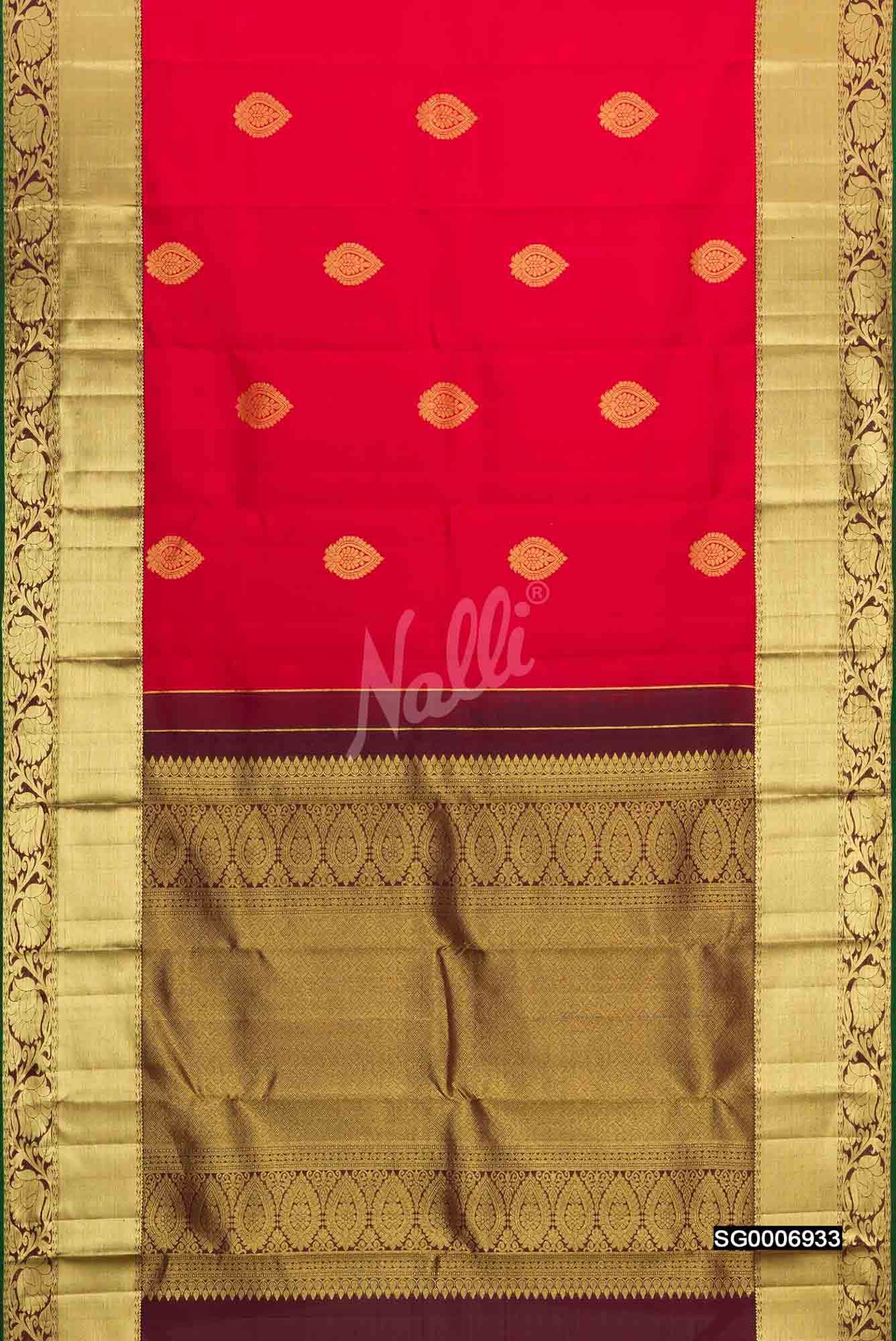 Red Kanchipuram Silk Saree