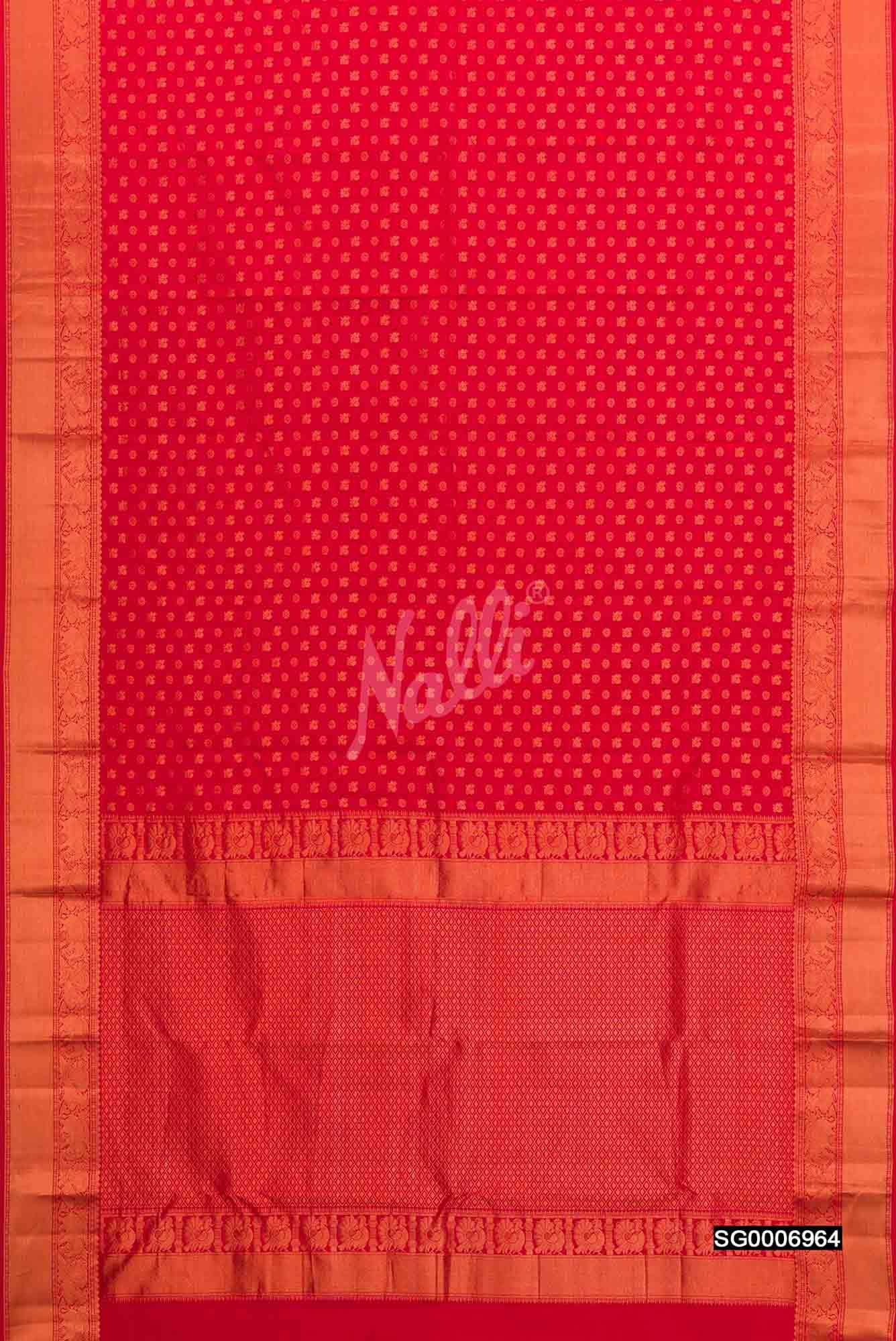 Red Kanchipuram Silk Saree