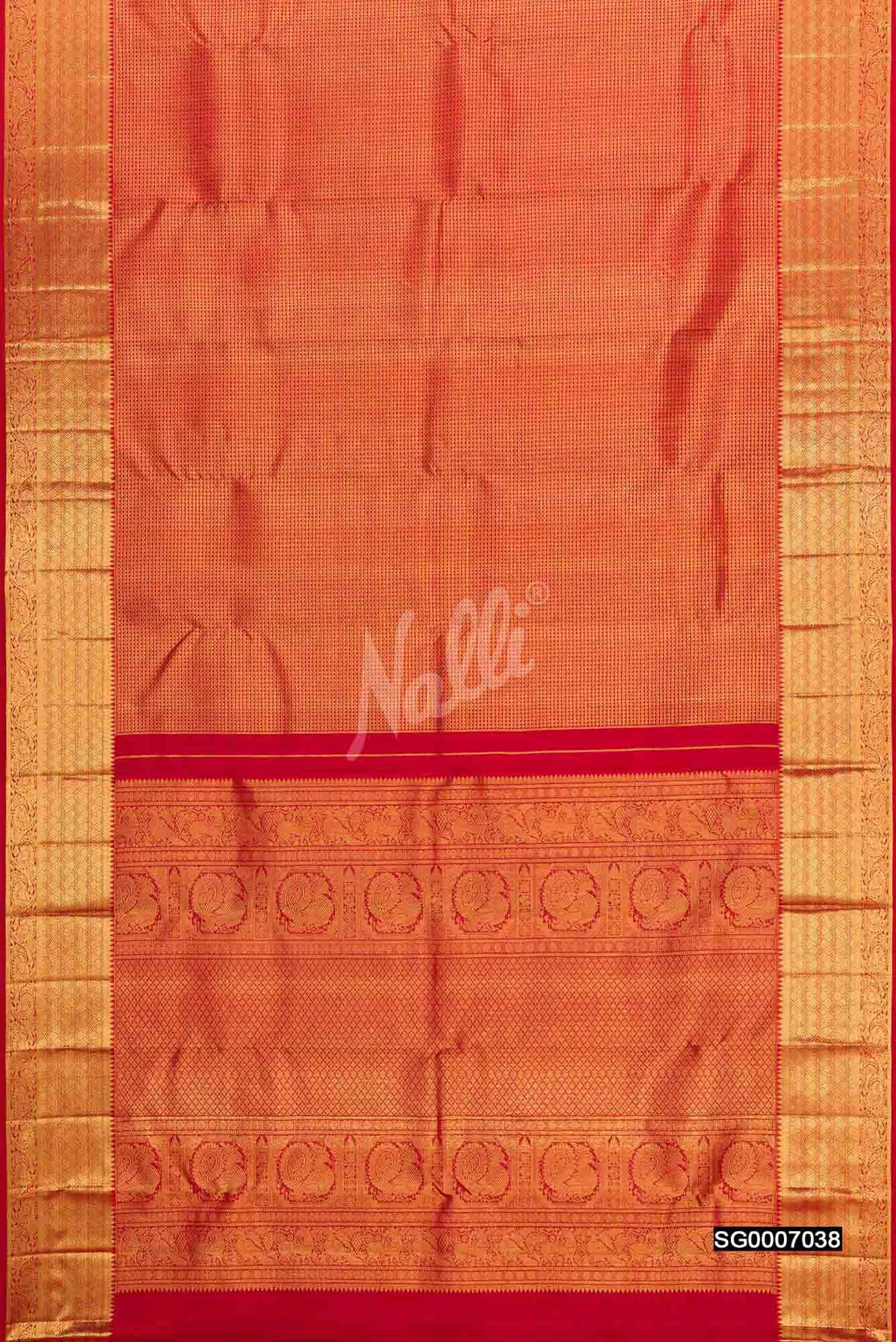 Red Kanchipuram Silk Saree