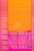 Yellow Kanchipuram Silk Saree