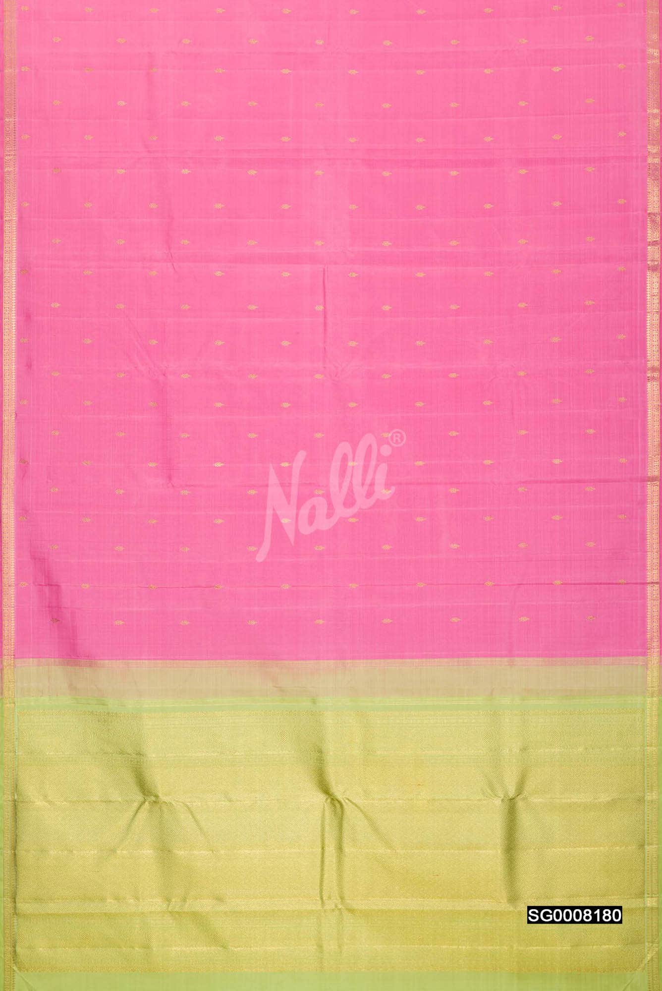Pink Kanchipuram Silk Saree