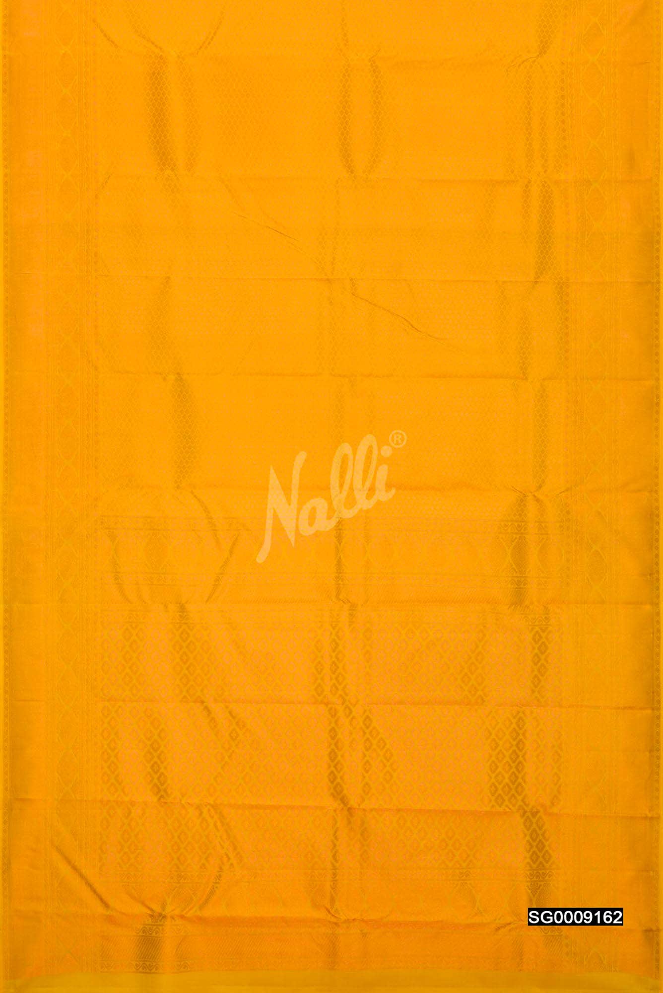 Yellow Kanchipuram Silk Saree