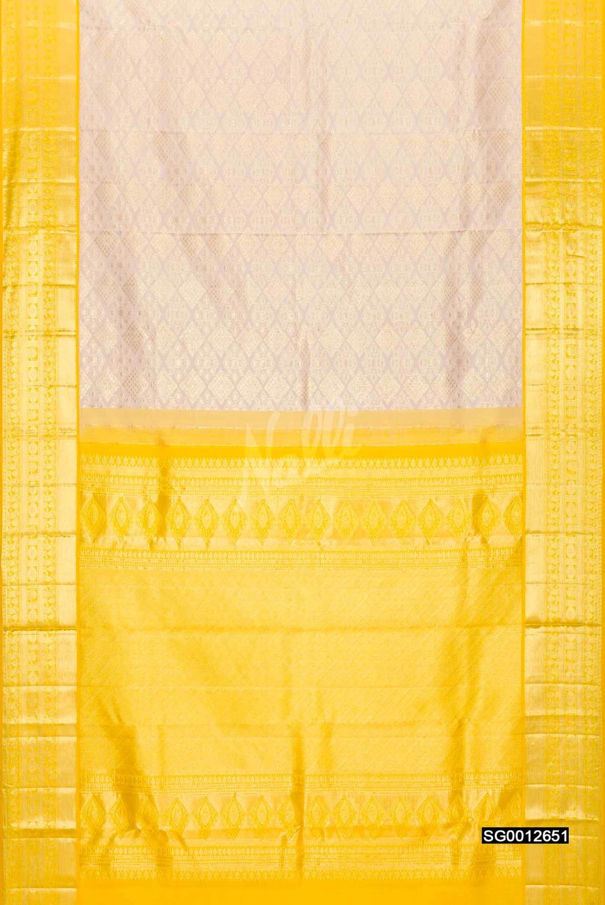 Sandal Kanchipuram Silk Saree