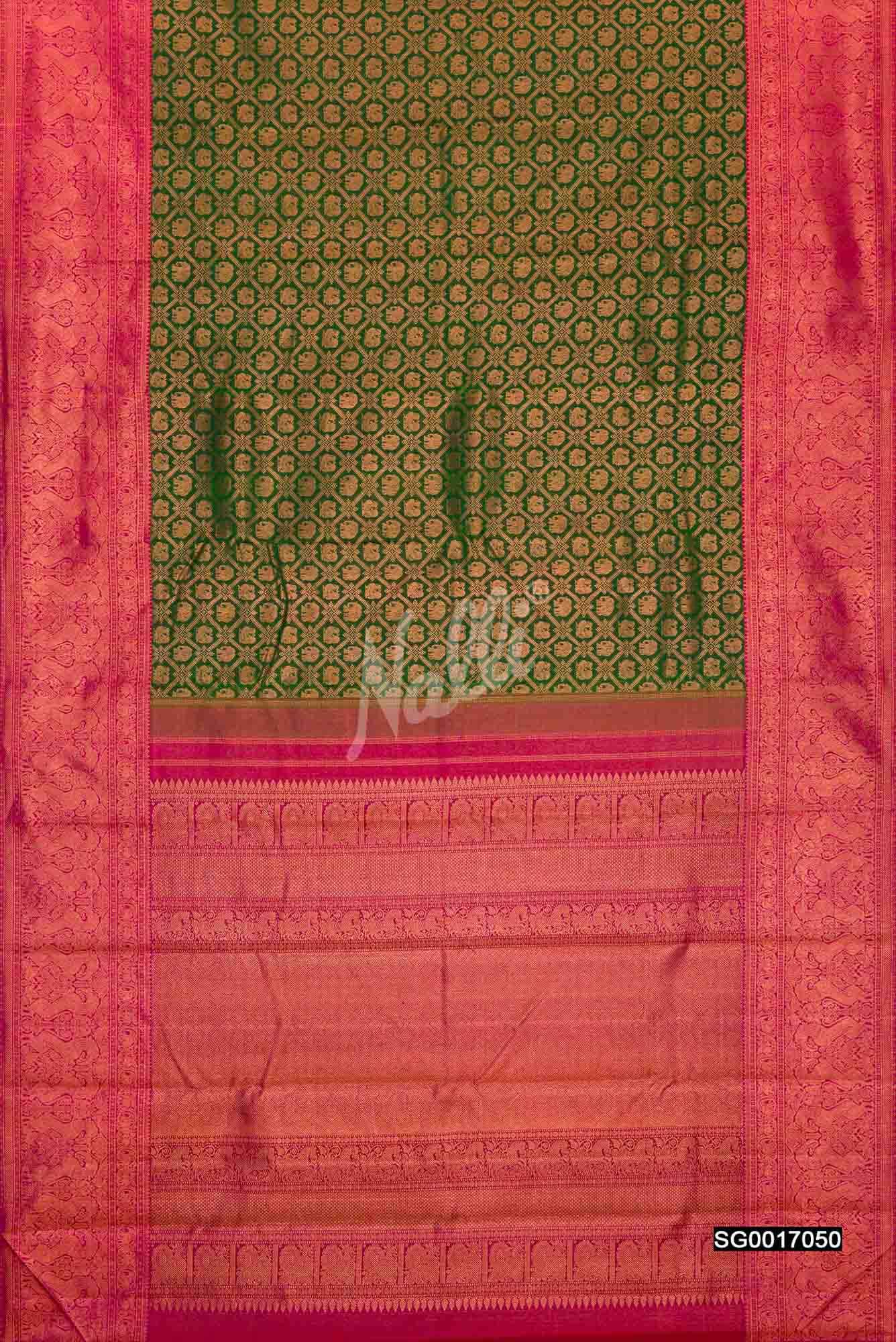 Green Kanchipuram Silk Saree