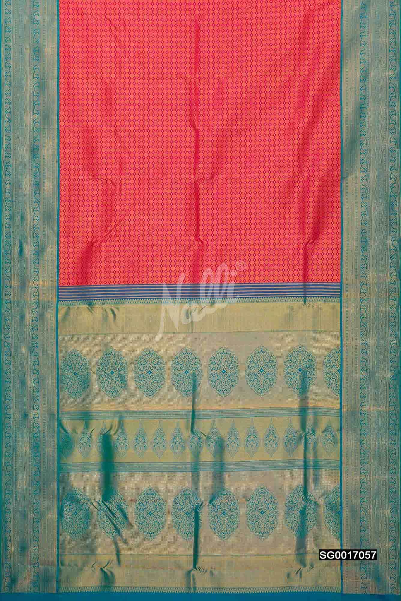 Pink Kanchipuram Silk Saree