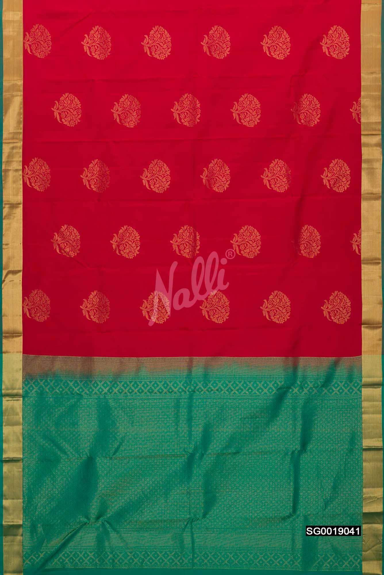 Red Kanchipuram Silk Saree