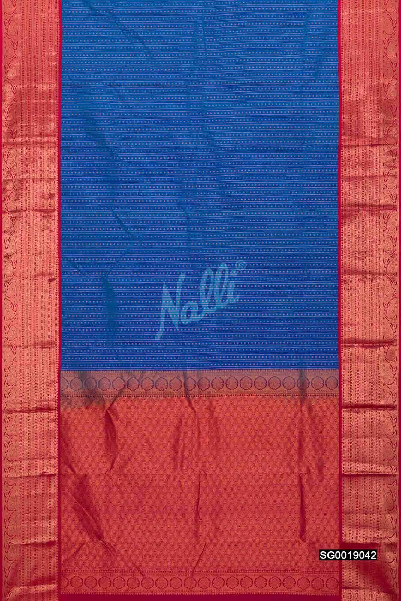 Royal Blue Kanchipuram Silk Saree