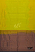 Parrot Green Kanchipuram Silk Saree