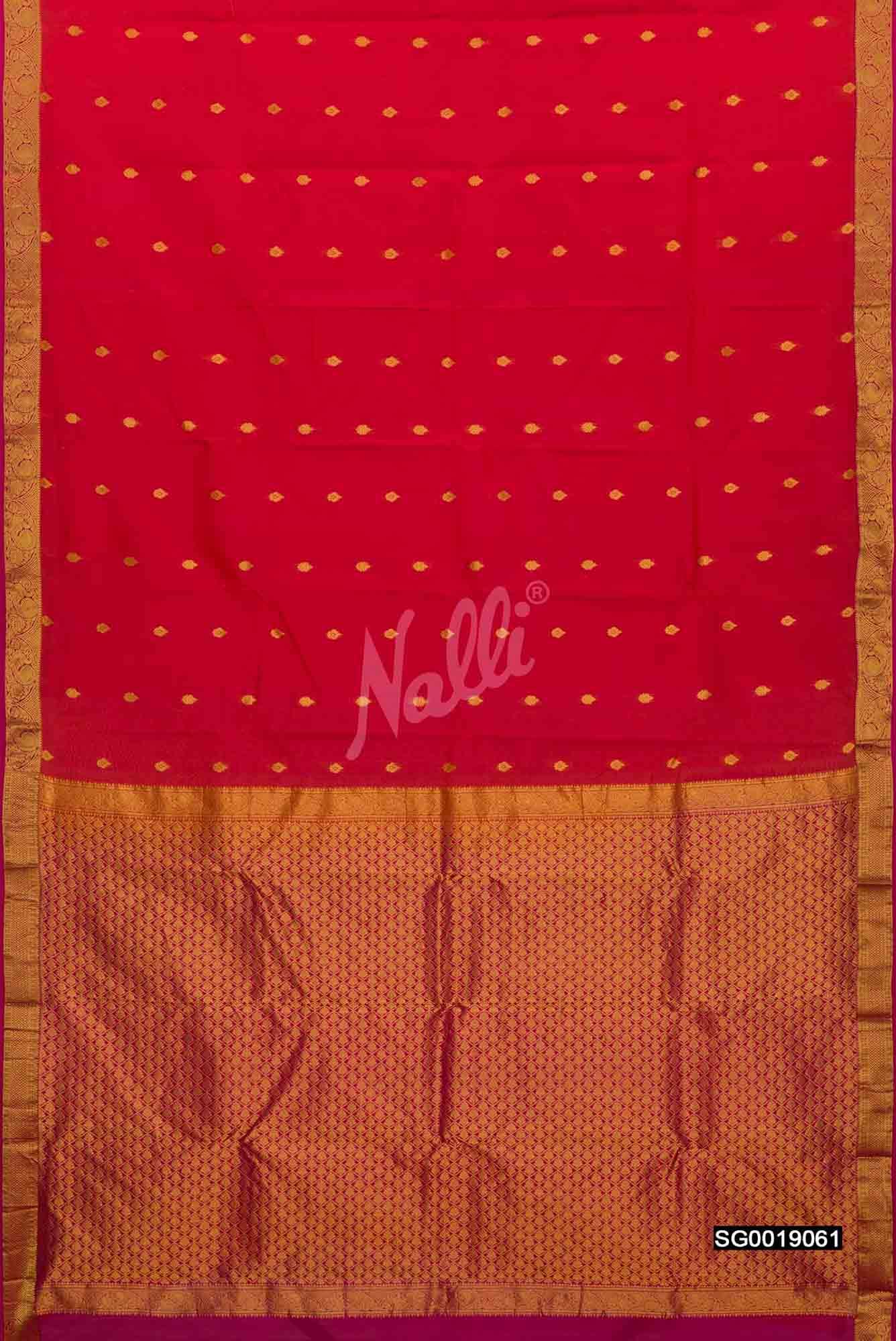Red Kanchipuram Silk Saree