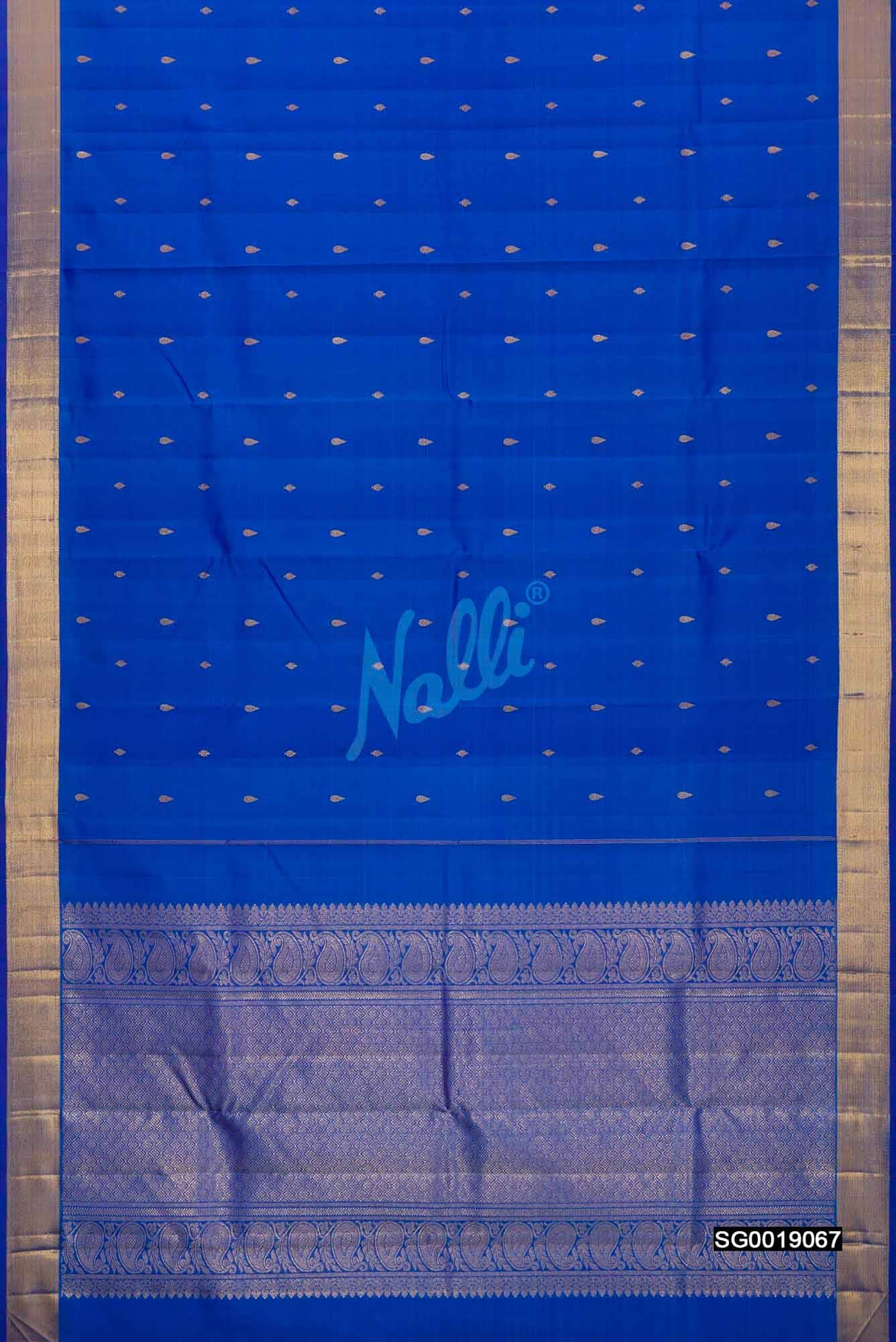 Royal Blue Kanchipuram Silk Saree