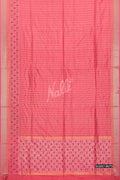 Peach Banarasi Silk Saree