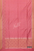 Peach Banarasi Silk Saree
