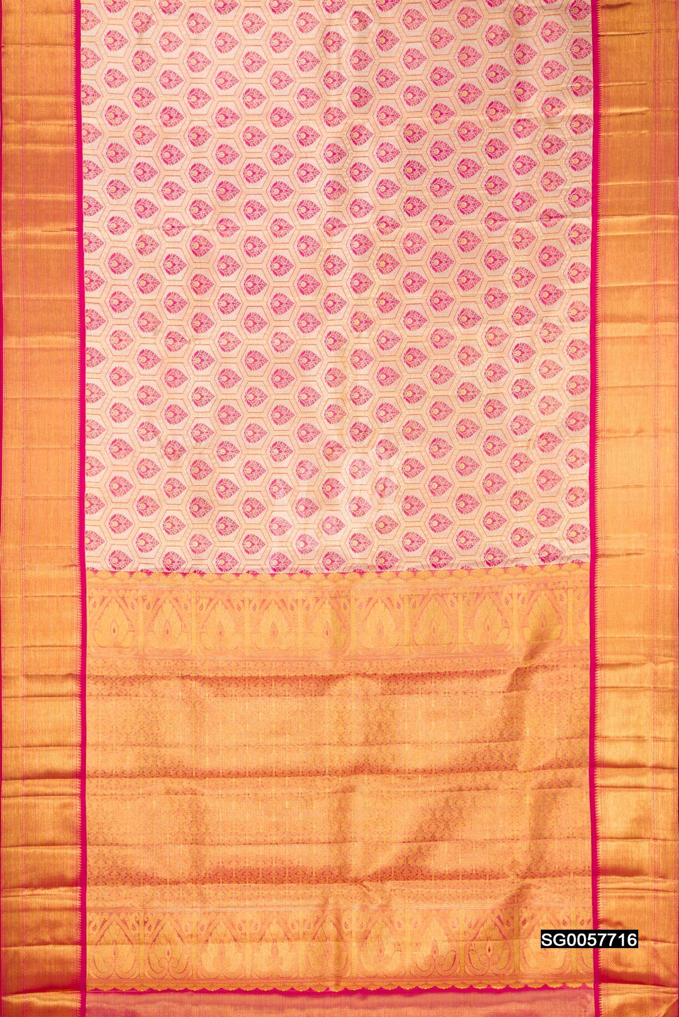 Silver Kanchipuram Tissue Silk Saree