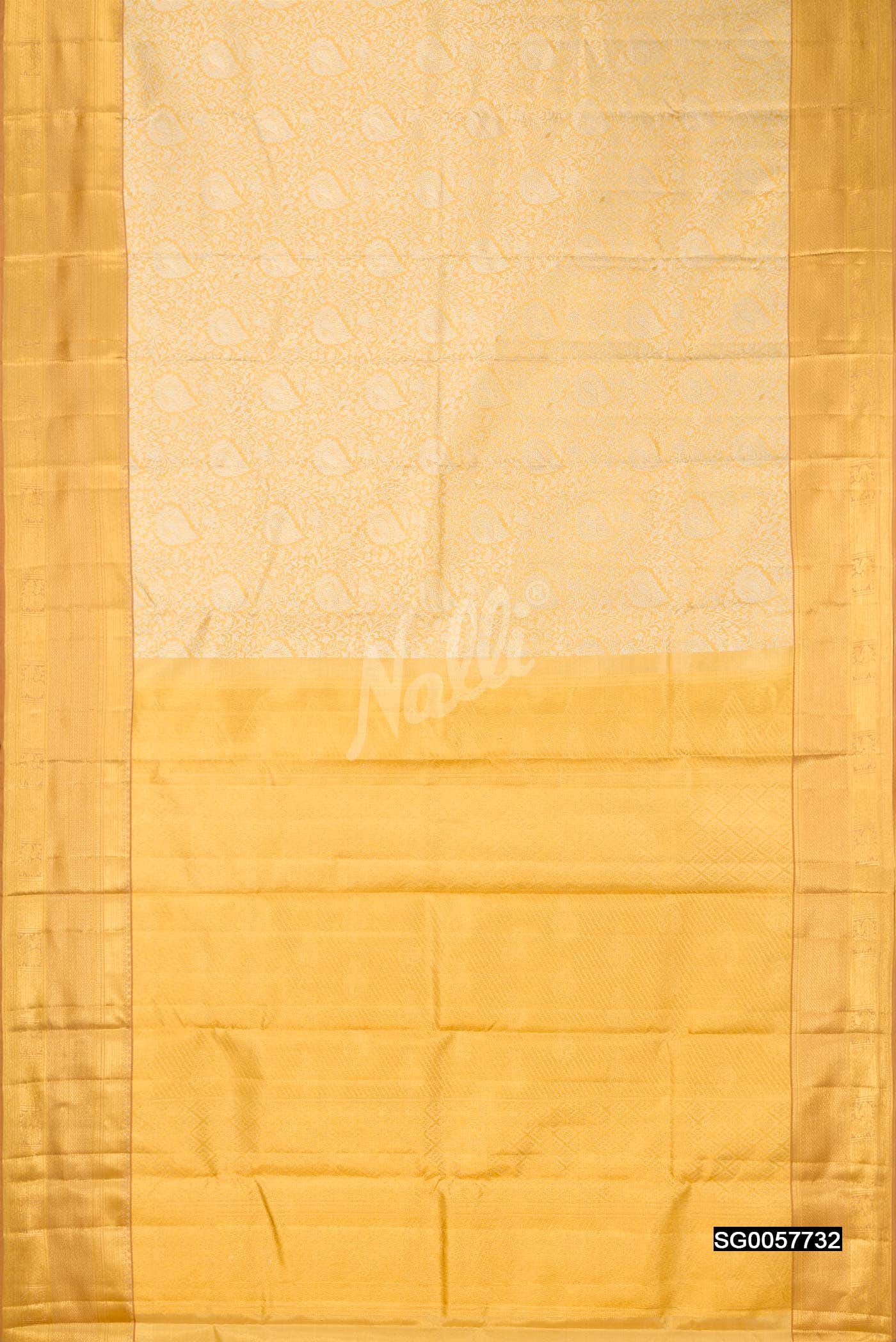 Gold Kanchipuram Tissue Silk Saree